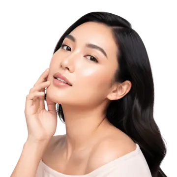 Before and after skincare results